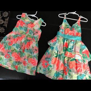 Big and little sister dresses selling together